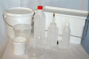 1000ml. Plastflaske m/prop